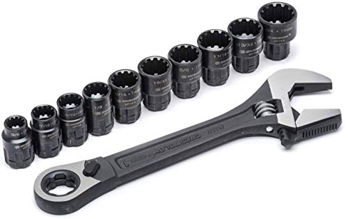 Crescent Pass-Thru X6 11 Pc. Wrench & Socket Set CPTAW8