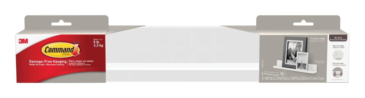 3M Command Picture Ledge HOM2