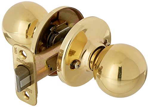 Kwikset Polo Passage Knob 92001-516 Polished Brass