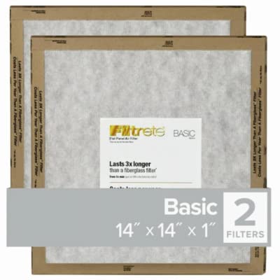 3M FLT Filter Panel 14x14x1 2-Pack