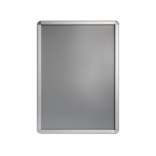 SECO 24x36 Silver Snap Frame | Front Loading Aluminum Poster Frame | Easy Open Sign, Notice & Certificate Display