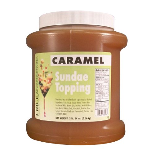 I.RICE Caramel Topping 1/2gal
