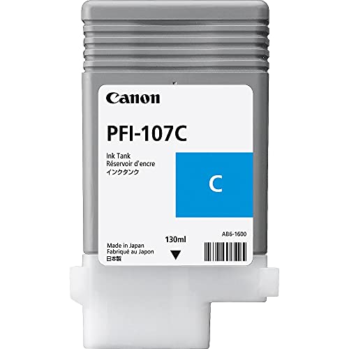 Canon PFI107C Cyan Ink (Standard Yield)