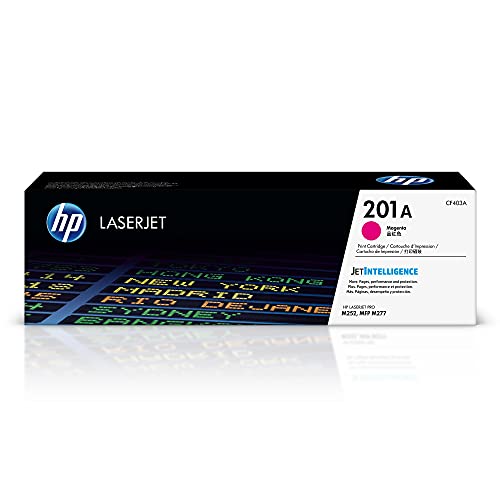 HP 201A Magenta Toner Cartridge Printers | Works with Color LaserJet Pro M252; Color LaserJet Pro MFP M277 Series | CF403A