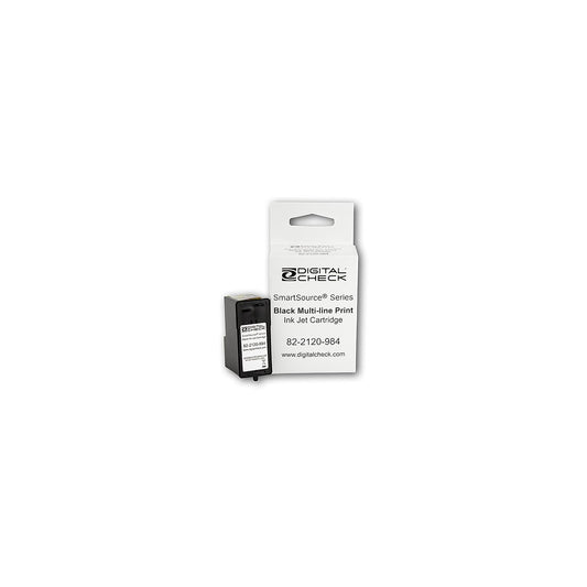 Original Genuine Burroughs 82-2120-984 SmartSource Check Scanner Ink Cartridge (75-0860-915) - Identical to Unisys 80-2120-873 SmartSource Ink Cartridge (802120873, 822120984, 750860915) Black