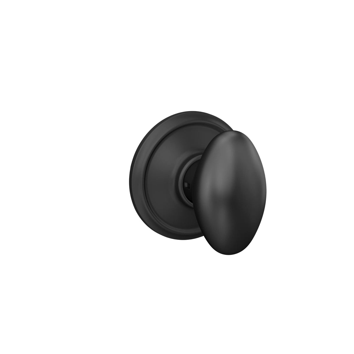 Schlage F10 SIE 622 Sienna Passage Door Knob Matte Black