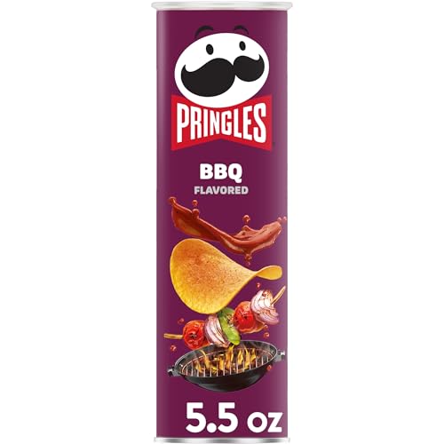 Pringles BBQ Potato Crisps 5.5oz Can