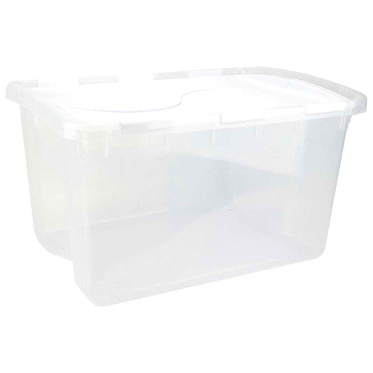 STERILITE 48qt H.Lid St.Box-Wh