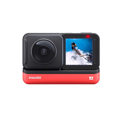 Insta360 ONE R 360 Edition – 5.7K 360 Degree Camera with Stabilization, IPX8 Waterproof, Invisible Selfie Stick Effect, Touch Screen, AI Editing
