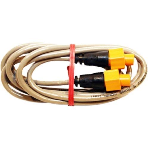 LOWRANCE LOW-000-0127-51 / 6039; Ethernet cable, ETHEXT-6YL, MFG# 000-0127-51, with 5 pin yellow connectors for use with Navico systems and NEP-1 or NEP-2 expansion port.