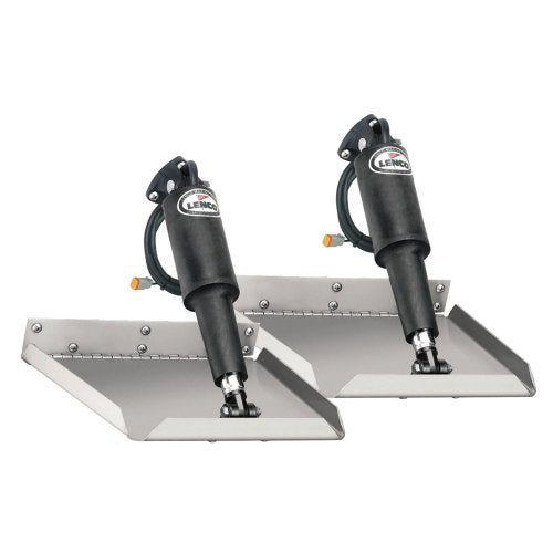 Lenco 9" x 9" Edge Mount Trim Tab Kit 12V