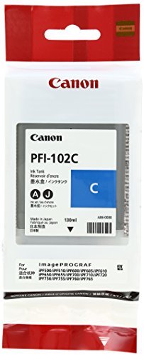 Canon PFI-102C Cyan Ink Cartridge 9-Pack