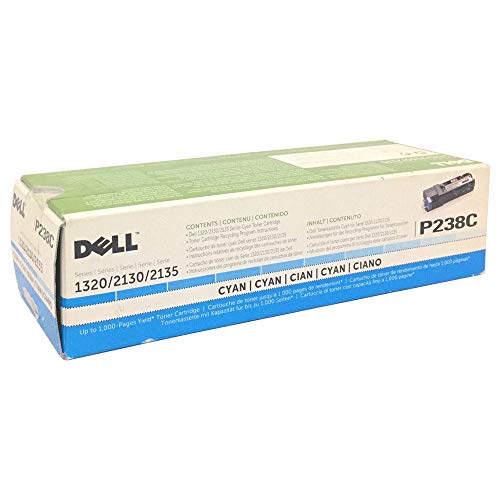 Genuine NEW Dell 2130cn Color Laser Printer T103C Standard Yield Cyan Toner Cartridge