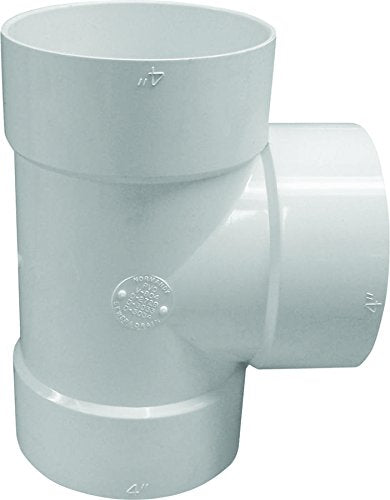 IPEX Tee Bull Nose PVC Hub 6x6x4