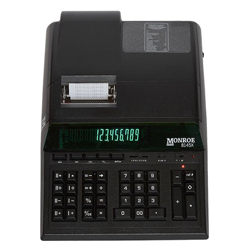 Monroe 14-Digit Heavy Duty Calculator, Black