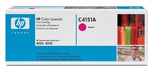 H P C4151A (Magenta) (OEM) Toner Cartidge for use in HP Color Laserjet 8500, Color Laserjet 8500DN, Color Laserjet 8500N, Color Laserjet 8550, Color Laserjet 8550DN, Color Laserjet 8550GN
