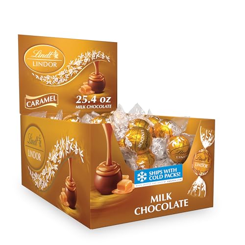 Lindt Lindor Caramel Truffles 60ct 25.4oz