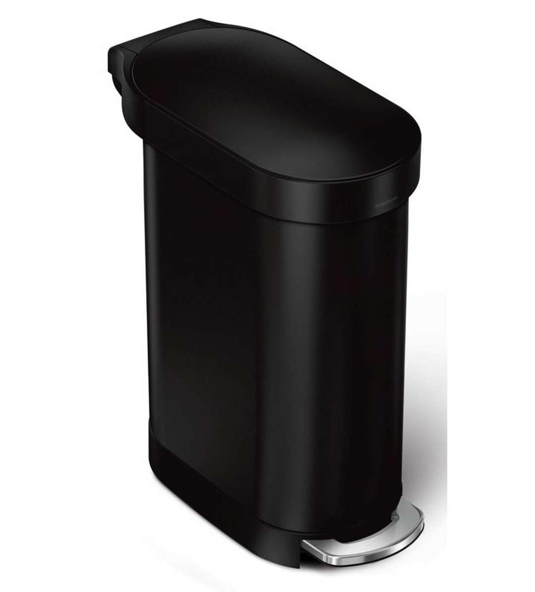 simplehuman Slim Step Can 45L Matte Black