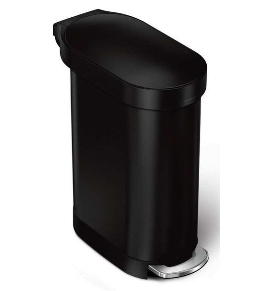 simplehuman Slim Step Can 45L Matte Black