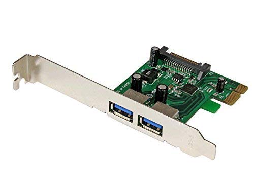StarTech.com 2-Port PCIe USB 3.0 Card Adapter SATAPWR