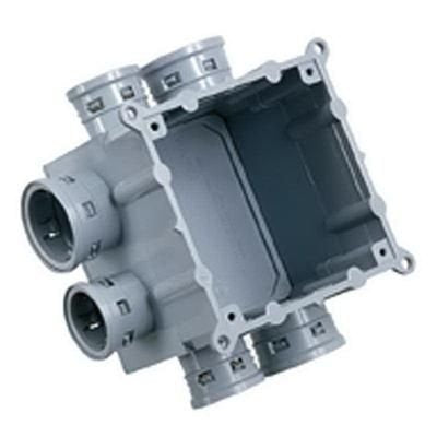 IPEX Kwikon Slab Box Square W, 44 Cu In