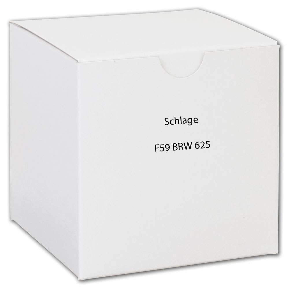 Schlage Broadway F59BRW625 Interior Trim, Bright Chrome