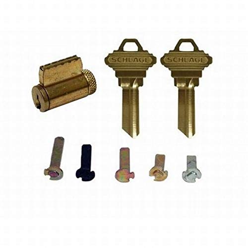 Schlage 40100S123606 Cylinder S123 Keyway Satin Brass