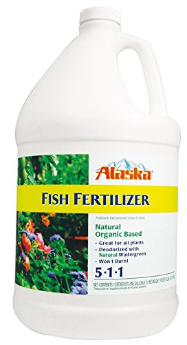 Alaska Fish Emulsion Fertilizer 5-1-1, 1 Gallon
