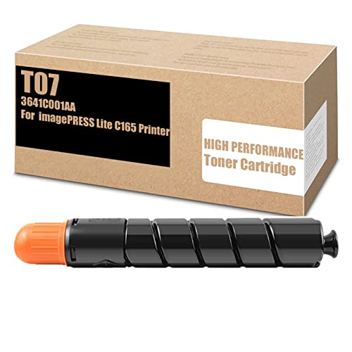 MYSEC T07 Toner Cartridge Compatible for Canon ImagePRESS C165 DX C7780 C7770 C7765i Color Printer Black