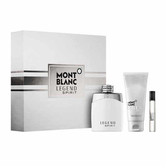 Mont Blanc MLSM4-A Blanc Legend Spirit EDT Spray Set for Men