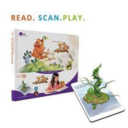 Pai Storybook 3D Fairy Tales for Children's Book, TJ & the Beanstalk, Hardcover