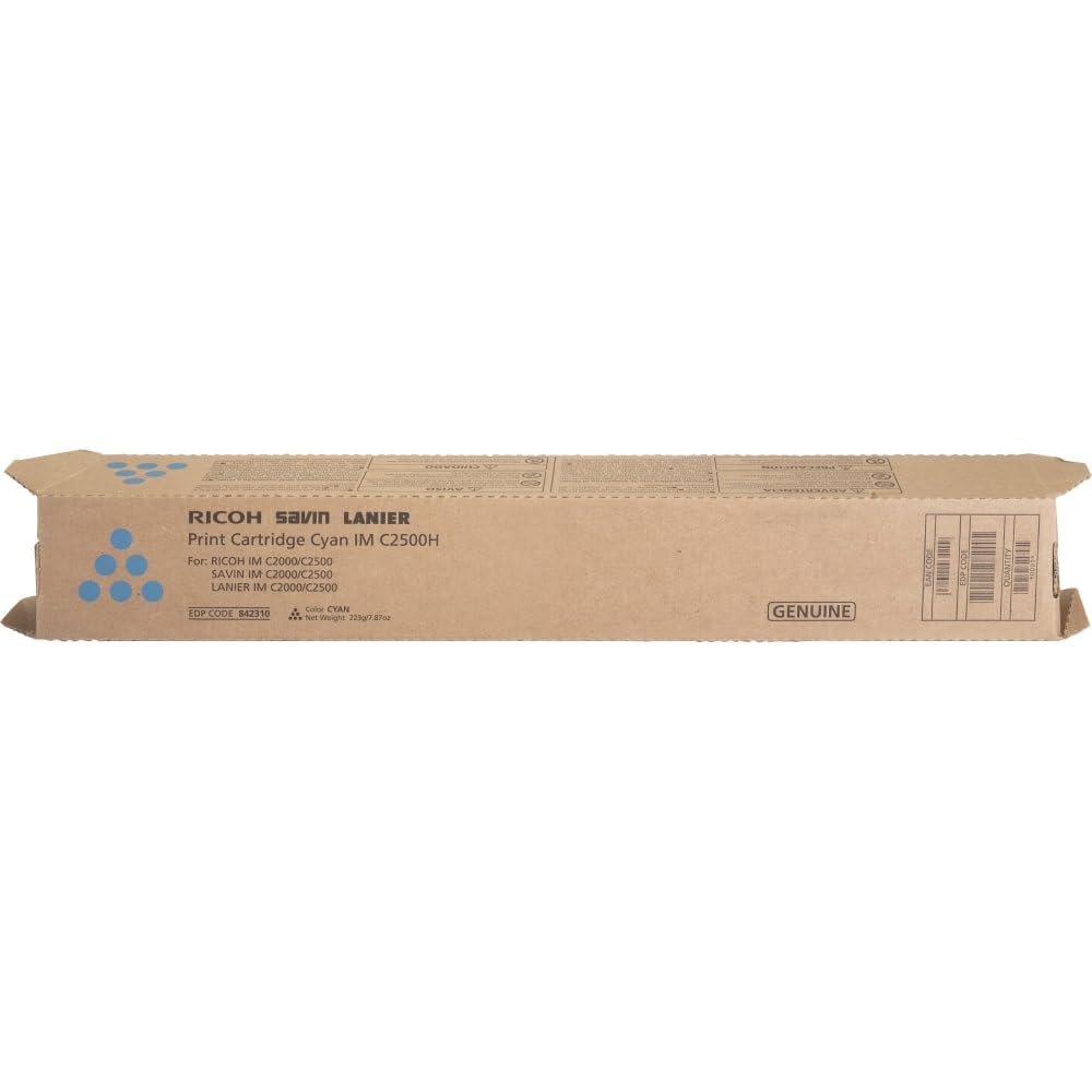 Ricoh 842310 IM C2500H Cyan Toner Cartridge in Retail Packaging