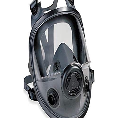 North by Honeywell 54001 5400 Series Low Maintenance Full Facepiece Respirators, Medium/Large