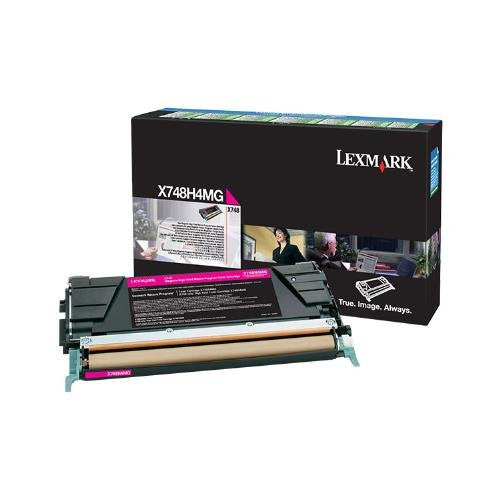 Lexmark X748H4MG Toner Cartridge, Magenta