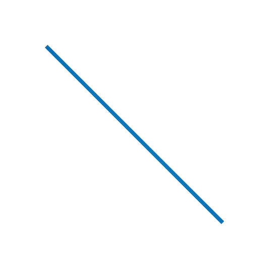 Aviditi Blue Paper Twist Ties 4" (2000 Pack)