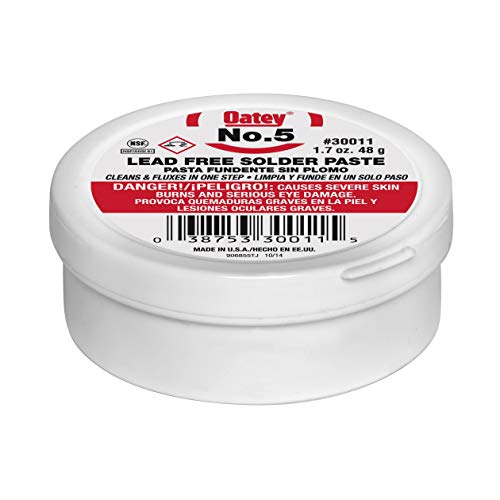Oatey 30011 No.5 Paste Flux, 1.7 oz.