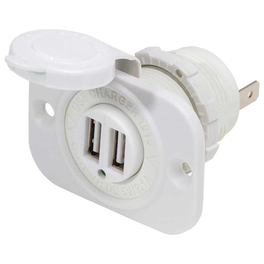 Blue Sea Systems 1016200 Dual USB Charger Socket 12V