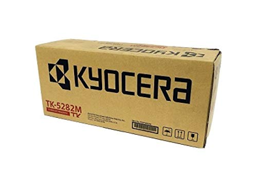 Kyocera 1T02TWBUS0 Model TK-5282M Magenta Toner Kit For use with Kyocera ECOSYS M6235cidn, M6635cidn and P6235cdn A4 Multifunctional Printers; Up to 11000 Pages Yield at 5% Average Coverage