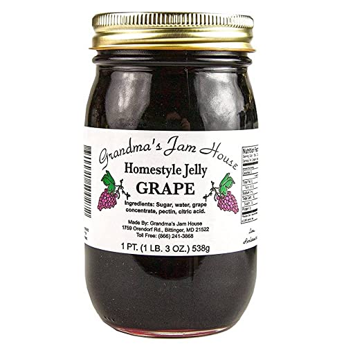 Grandma's Jam House Homestyle Grape Jelly 1 Pint