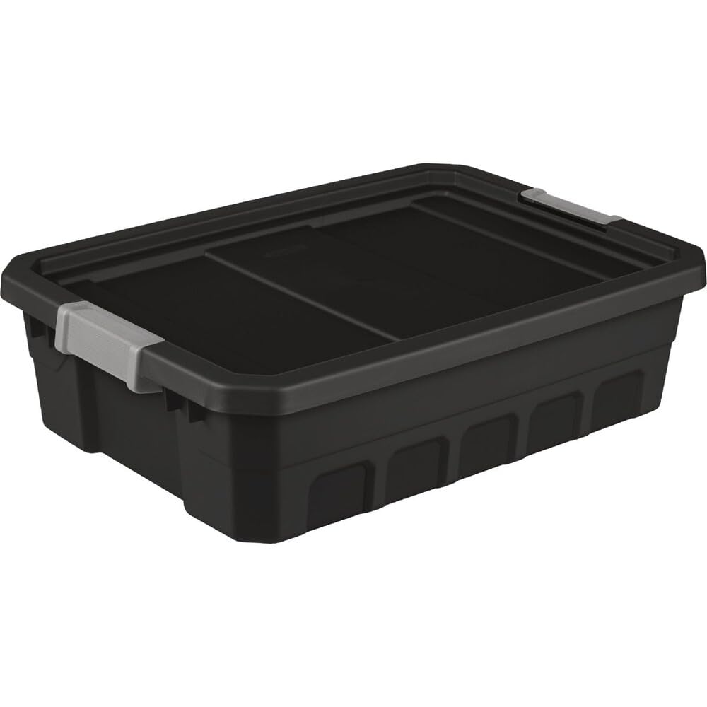 STERILITE TOTE STACKER BLACK 1