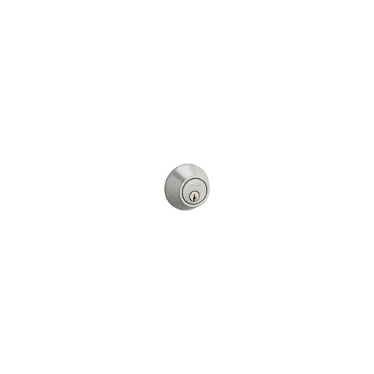 Kwikset SD9100 Safe Lock Single Cylinder Deadbolt, Satin Chrome