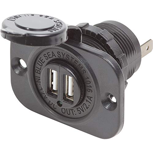 Blue Sea Systems 1016 Dual USB Charger Socket 2.1A