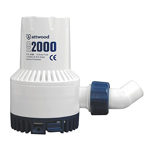 Attwood 4760-4 2000 GPH Bilge Pump