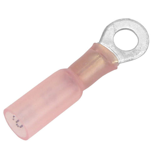 Pacer Heat Shrink Ring Terminal TE18-8R-100 100-Pack
