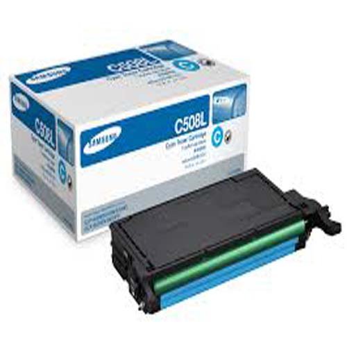 Samsung CLT-C508L CLP-620 670 CLX-6220 6250 Toner Cartridge (Cyan) in Retail Packaging