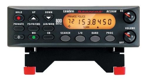 Uniden BC355N 800 MHz 300-Channel Base/Mobile Scanner, Pre-programmed Search “Action” Bands to Hear Police, Ambulance, Fire, Amateur Radio, Public Utilities, Weather, and More (Renewed)