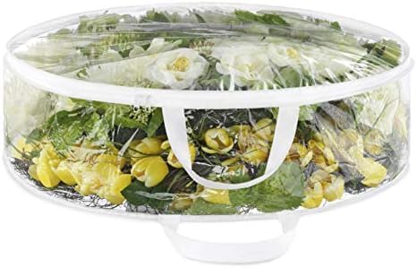 Whitmor Clear Everyday Wreath Bag (Pack of 6)