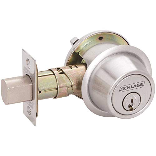 Schlage B560P626 Grade 2 Deadbolt, Satin Chrome
