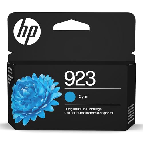 HP 923 Cyan Original Ink Cartridge 4K0T0LN