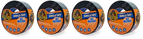 Gorilla All Weather Waterproof Duct Tape 1.88" x 25 yd Black